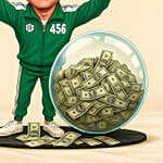 Green Tracksuit No.456 Personalised Caricature