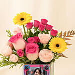 Squid Squad Personalised Flower Vase Arrangement