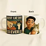 Personalised Fairytale Mug for The Best Cat Dad