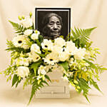 Personalised Frame Sympathy Flower Box