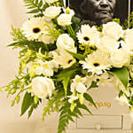 Personalised Frame Sympathy Flower Box