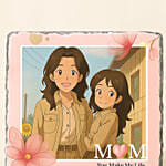 Personalised Ghibli Photo Frame for Mom