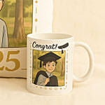 Personalise Your Ghibli Graduation Gift Set Mug And Cushion