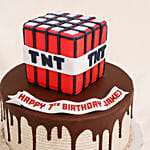 Minecraft Tnt Birthday Truffle Cake