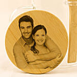 Personalised Glass Mug with Bamboo Lid n Spoon