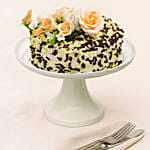 Chocolate and Vanilla Choco Chip Cake