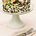 Chocolate and Vanilla Choco Chip Cake