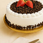 Delish Black Forest Happy Birthday Cake