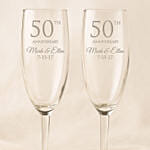 Engraved Anniversary Special Wine Glass