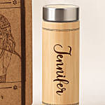 Engraved Notebook and Flask Combo