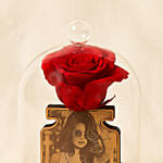 Persoanlised Red Forever Rose Arrangement