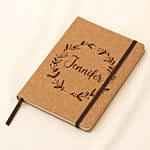 Personalized A 5 Cork Cover Notebook