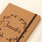 Personalized A 5 Cork Cover Notebook