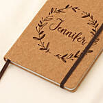 Personalized A 5 Cork Cover Notebook