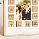 Reasons Of Love Engraved Photo Frame