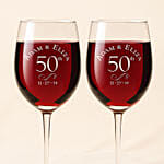 Special Engraved Glasses Set of Two