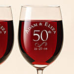 Special Engraved Glasses Set of Two