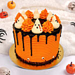 Spooky Ghost Drip Cake
