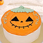 Spoooky Pumpkin Grin Cake