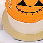 Spoooky Pumpkin Grin Cake
