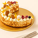 Crescent Moon Lotus Cheese Cake 6 Inches