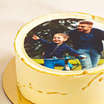 Delicious Chocolate Photo Cake For Dad