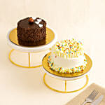 Vanilla & Dark Chocolate Mini Cake