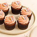 Butterfly Red Velvet Cupcakes