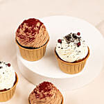 Chocolate and Vanilla Cupcakes