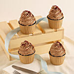 Chocolate Cupcakes Set of 4