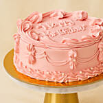 Birthday Celebration Strawberry Cake 6 Inches