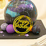 Birthday Planet Chocolate Pinata Cake