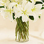 Serene Arranagement Of White Lilies