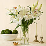 Happiness With Lilies Arrangement