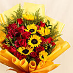 Lovely Mixed Flowers Bunch