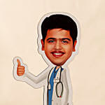 Male Doctor Personalised Caricature