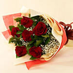 Beautiful Love Bouquet of Red Roses