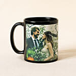 Classic Black Personalised Mug