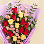 Exotic Mixed Flowers Bunch