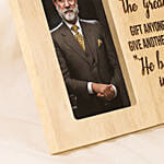 My Father Believed in Me – Custom Photo Frame for Dad