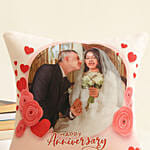 Personalised Anniversary Cushion