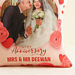 Personalised Anniversary Cushion