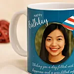 Personalised Birthday Cap Mug
