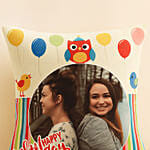 Personalised Colourful Birthday Cushion