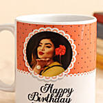 Personalised Joy and Love Birthday Mug