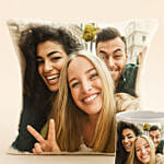 Personalised Mug and Cushion For Friend