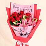 Red Love Personalised Blooms