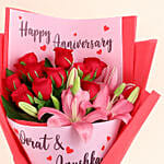 Red Love Personalised Blooms