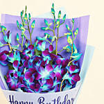 Blue Orchid Personalised Wish