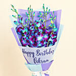 Blue Orchid Personalised Wish